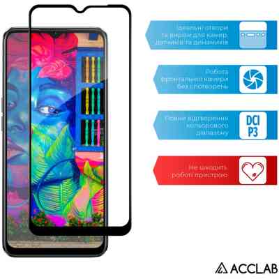Скло захисне ACCLAB Full Glue Oppo A77S Black (1283126576768) Вінниця