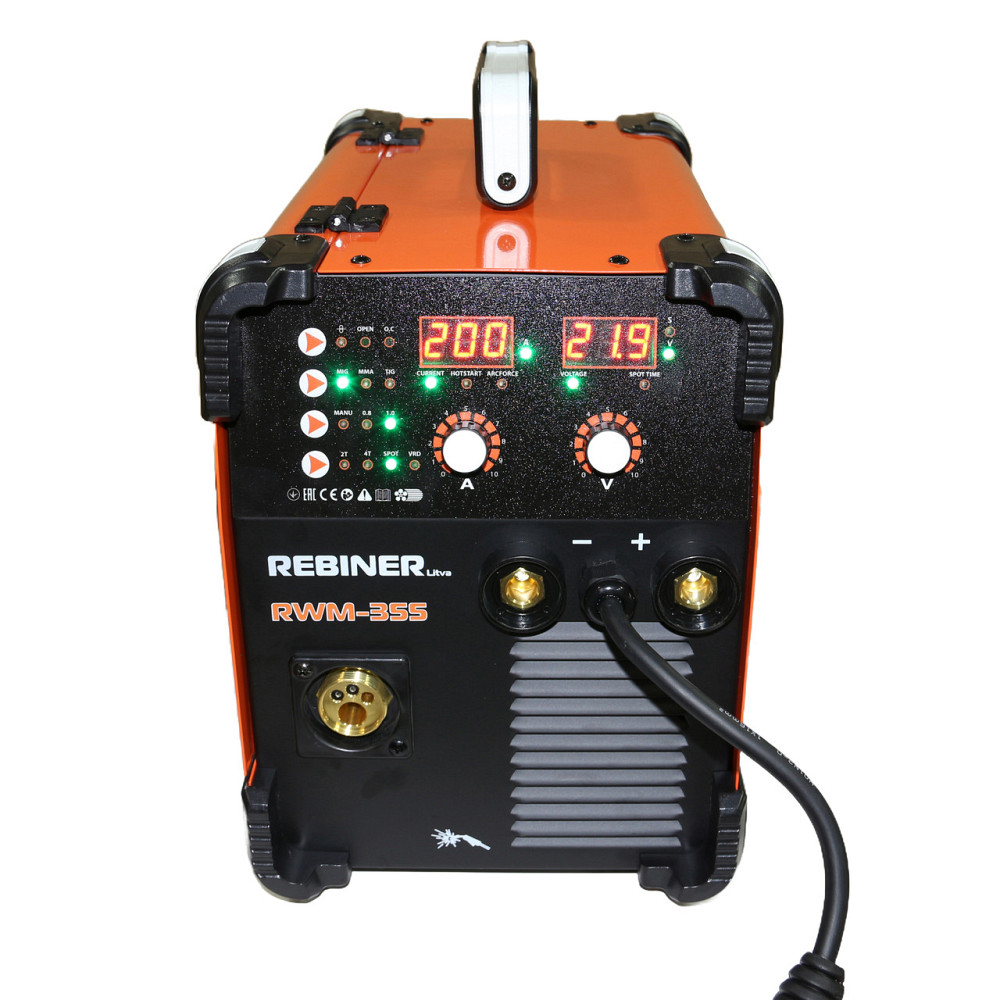 Зварювальний напівавтомат Rebiner RWM-355 (200А) – надійний апарат, Гарантія 36 міс Львів - фото 7