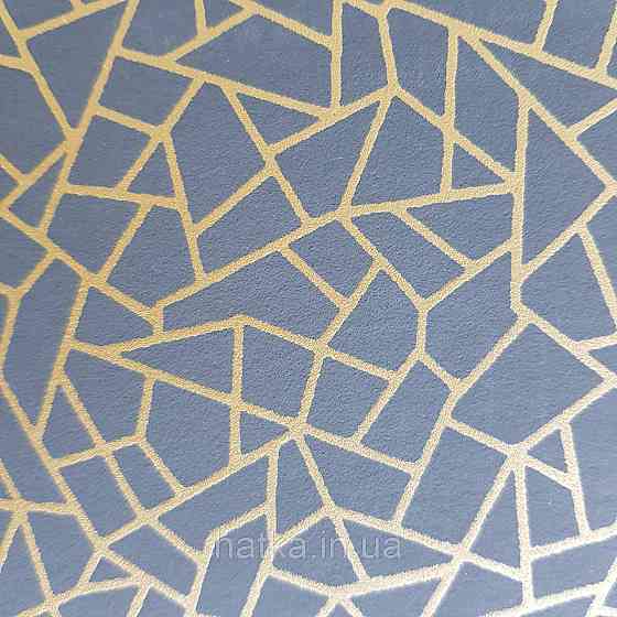 Шпалери флізелінові еко Galerie Metallic FX 0,53Х10 англія абстракція смуги золотом структурних на чорному Київ