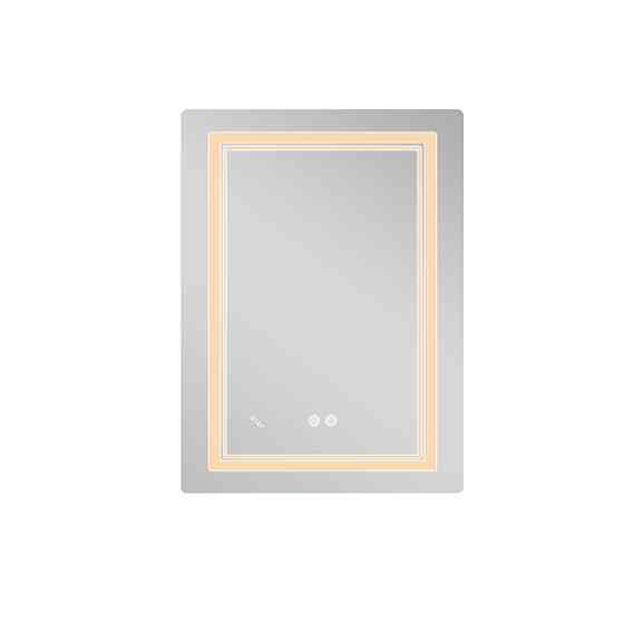 Дзеркало Qtap Cardinal (CA2) 600х800 з LED-підсвіткою Touch, з антизапотіванням, з димером, темп. кольору (3000-6500K) Reverse Київ