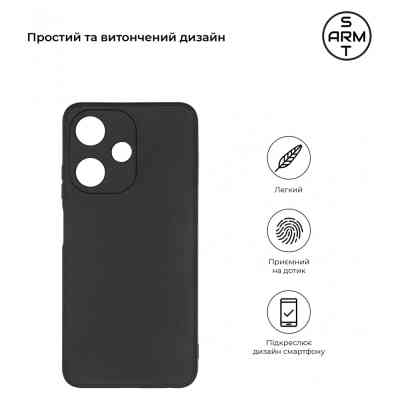Чохол до мобільного телефона Armorstandart Matte Slim Fit Infinix Hot 30i (X669) / Hot 30i NFC (X669D) Camera cover Black (ARM69010) Вінниця