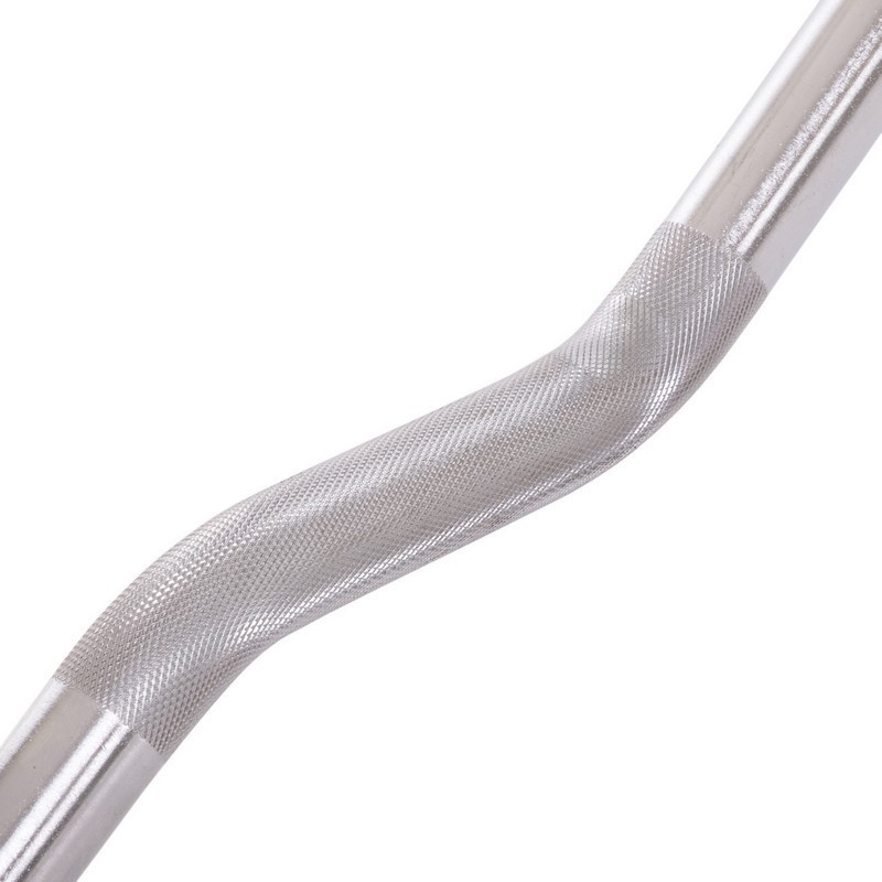 Штанга фіксована вигнута прогумована Zelart 2687-40 довжина 95 см 40 кг Київ - фото 5