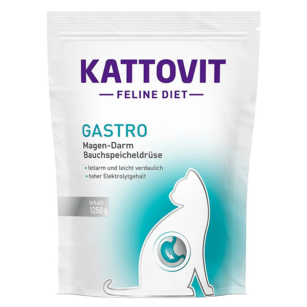 Kattovit Veterinary Gastro КАТТОВИТ ГАСТРО диетический сухой корм для котов с заболеваниями желудочно-кишечного тракта и поджелудочной железы Киев - изображение 1