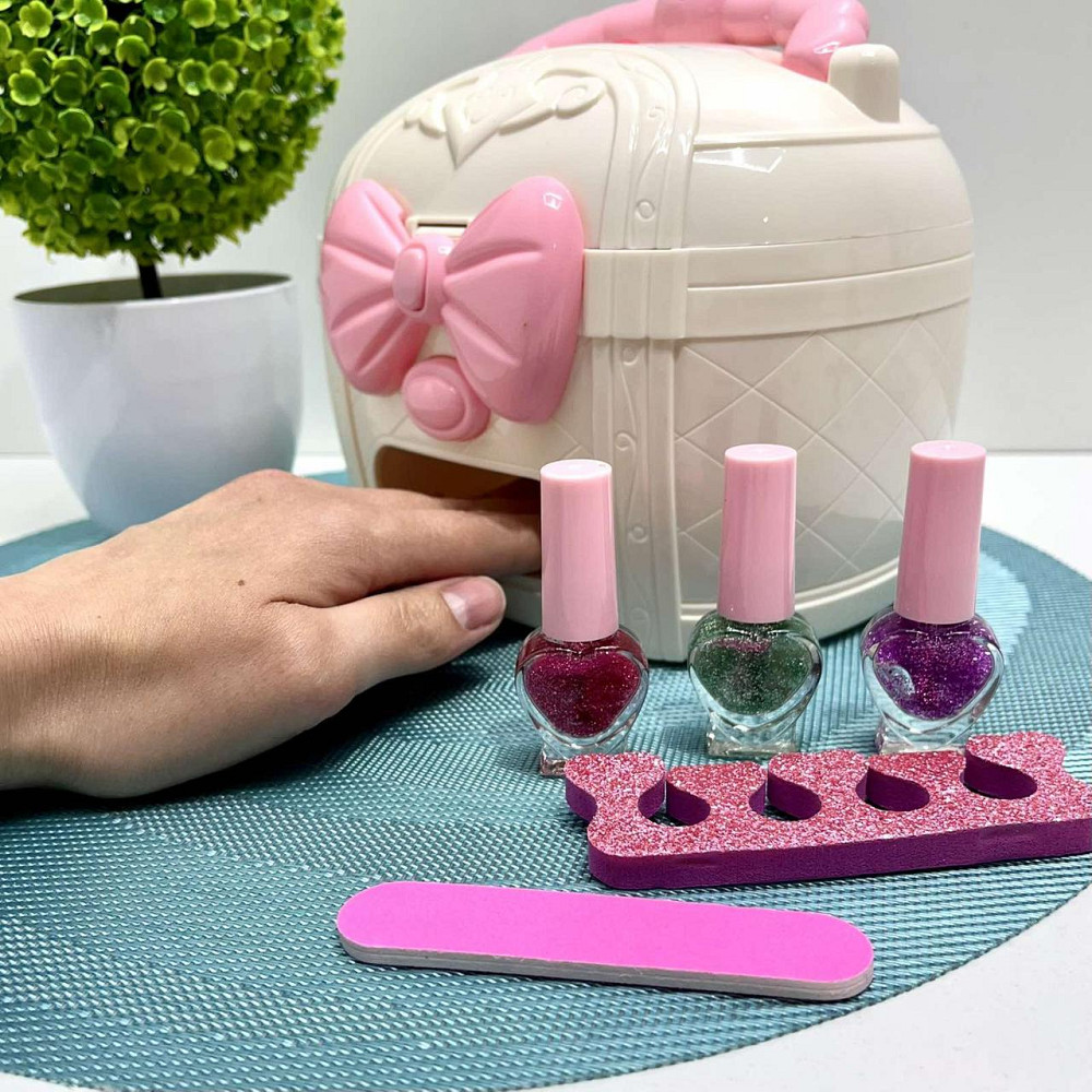 Набір косметики дитячий в скриньці тіні рум'яна помада набір для манікюру (HZ060) Чернигов - изображение 10