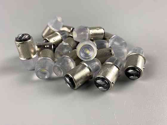 Світлодіодна автомобільна лампа стоп-сигнал/покажчик повороту 12V 2-ух контактний цоколь 1157 BAY15d Мукачево