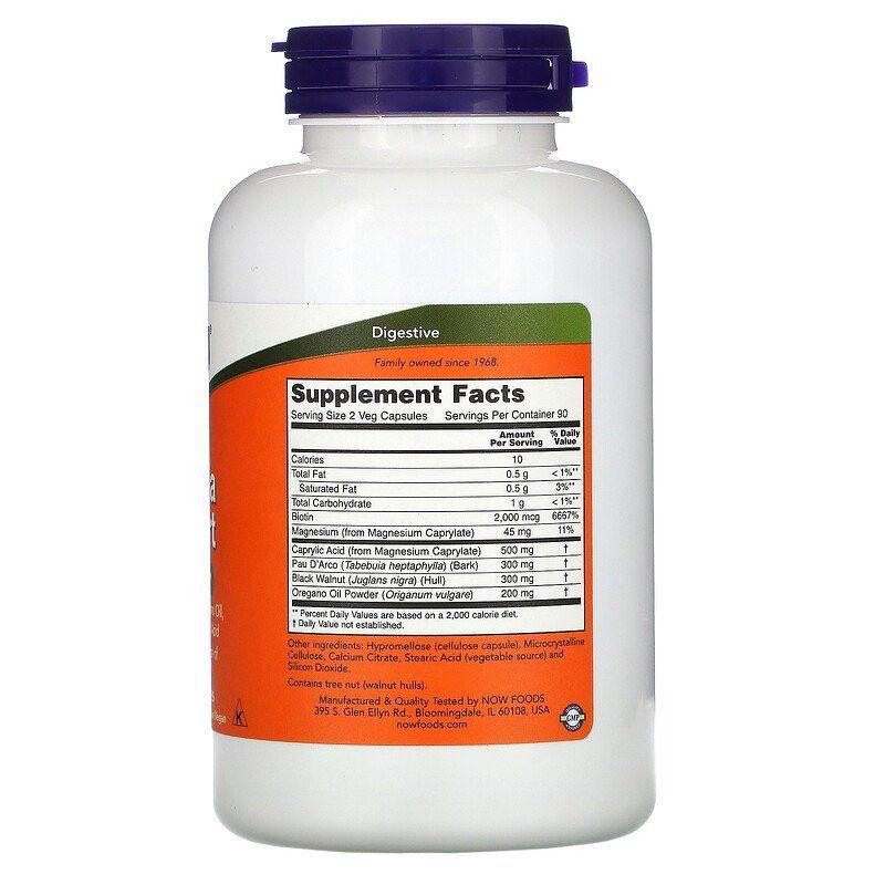 Рослинний комплекс Now Foods Candida Support 180 вег капс Київ - фото 4
