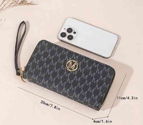 Гаманець жіночий великого розміру Чорний Сміла