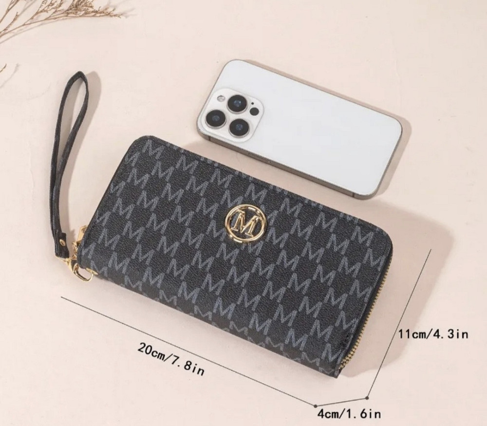 Гаманець жіночий великого розміру Чорний Сміла - фото 3