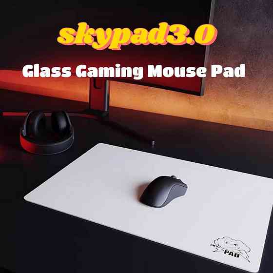 Професійна скляна поверхня для миші SkyPAD Glass 3.0 Луцк