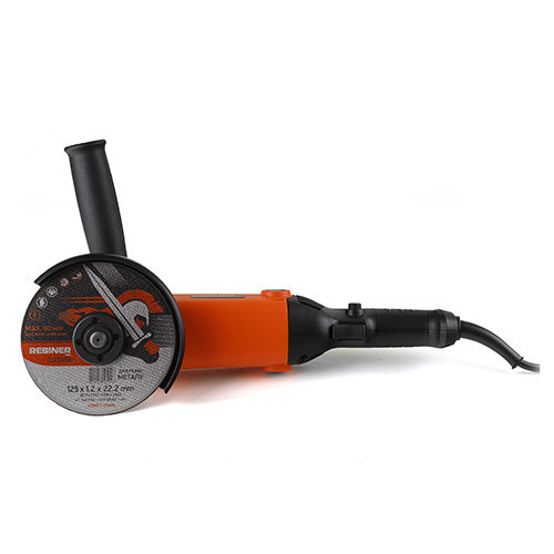 Кутова шліфмашина Rebiner RAG-1150E (860 Вт, 125 мм) – Потужна болгарка турбінка з гарантією 36 міс Львів - фото 6