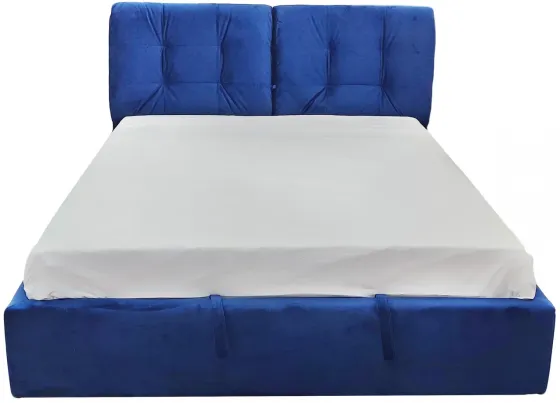 Ліжко BNB Двоспальне Gold Comfort 180 x 200 см Simple З підйомним механізмом та нішою для білизни Синій Київ
