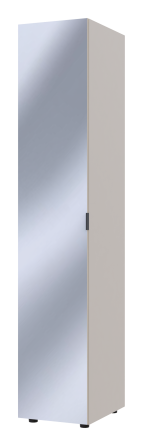 Шафа-пенал з дзеркалом Doros Гелар 39х49,5х203,4 см Кашемір (DRS-011257) Львів