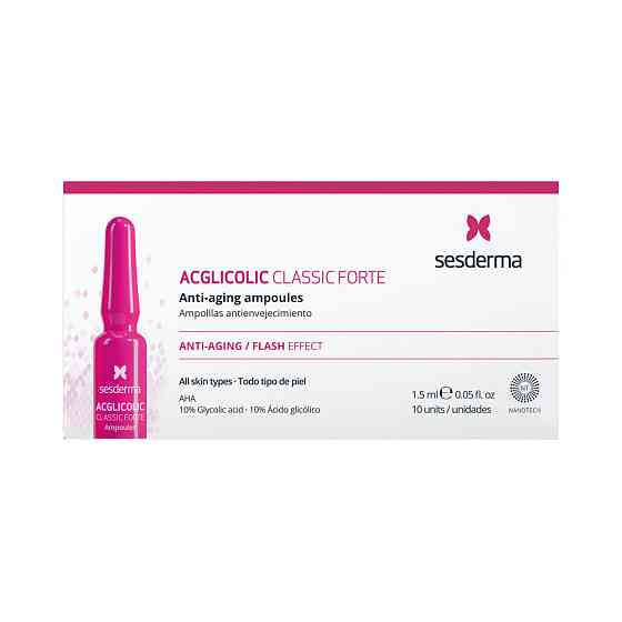 Сесдерма Acglicolic Classic Ампули з гліколевою кислотою сильної дії Sesderma Acglicolic Classic Ampoules Forte, 10 х 1,5 мл Дніпро