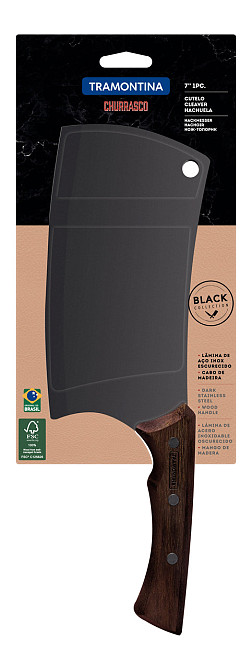 Ніж-тесак Tramontina Churrasco Black, 178 мм (6710917) Київ - фото 6