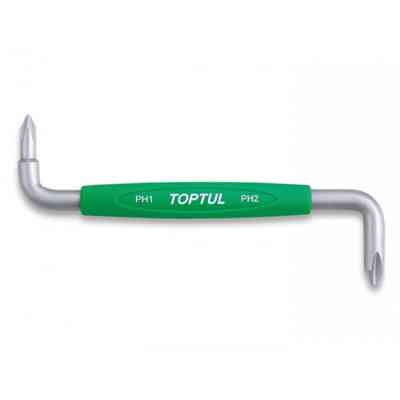 Викрутка Toptul вороток хрестова S-подібна PH1xPH2 (FBKA0102) Вінниця