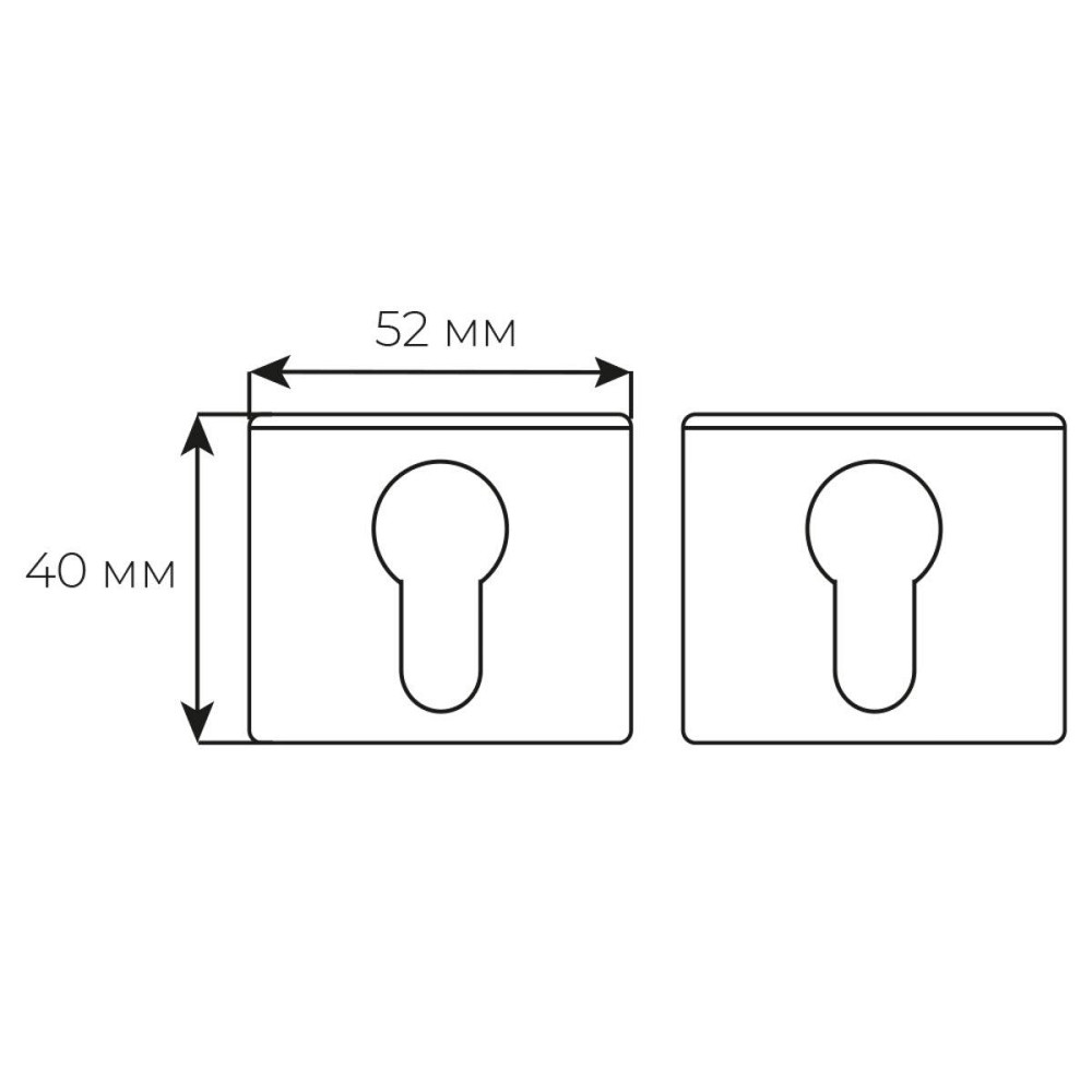 Накладка кл Fimet 239 F05 мат хром Київ - фото 2