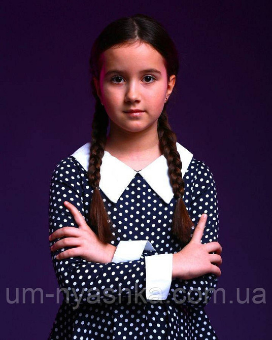 Школьное платье Уэнсдей Венсдей 116-146 Кривой Рог - изображение 2