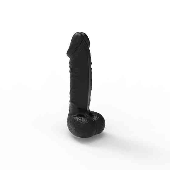 Крафтове мило-член із присоскою Чистий Кайф MEDIUM Black, натуральне Sex Aura Київ