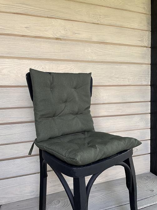 Подушка для стільців (38x38х5 см) Decorator Sawana колір хакі 84-036 Київ - фото 6