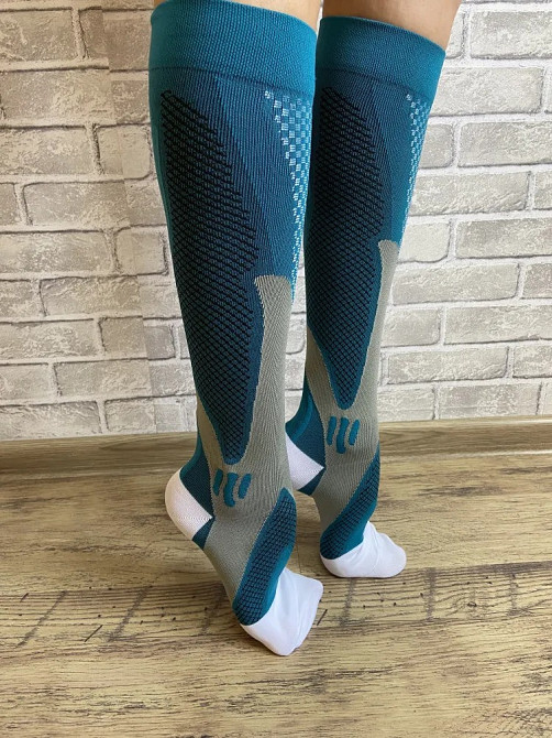 Гетри футбольні ігрові, тренувальні, спортивні, унісекс, (EU 34-38) розмір S, колір зелений Кам'янець-Подільський - фото 2