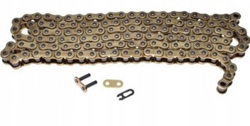 Ланцюг мотоцикл, квадроцикл 520-120H Kawasaki ZZR250, Ямаха R1, Dirt Bike, ATV (жовта) Мукачево - фото 1