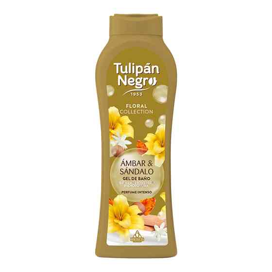 Гель для душа парфюмированный Floral Янтарь и Сандал Tulipan Negro 650 мл Киев