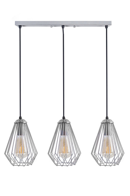 Люстра с подвесными плафонами лофт Е27-3 Silvia NL 05371-3 CR Одесса - изображение 1