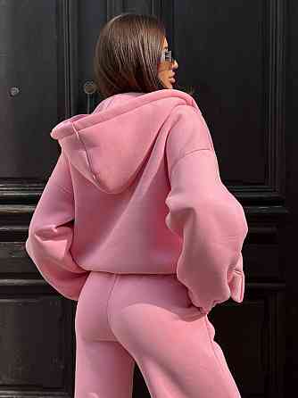 Жіночий теплий костюм на флісі Рожевий 42/46 Харків