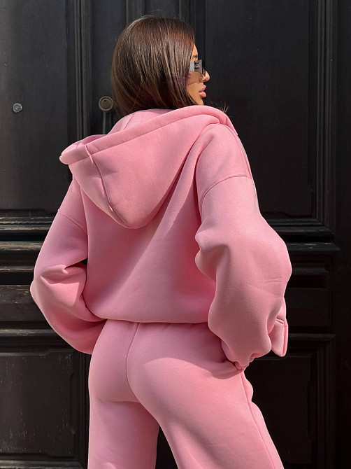 Жіночий теплий костюм на флісі Рожевий 42/46 Харків - фото 2