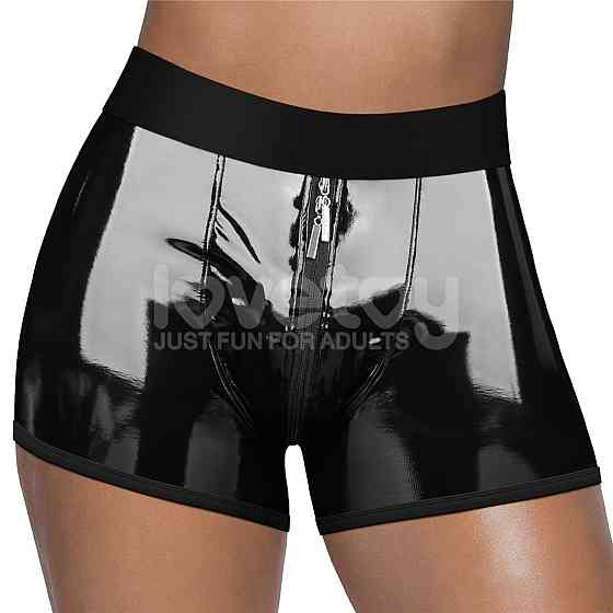 Труси для страпону Chic Strap-On shorts (28 - 31 inch waist) Black Sex Aura Київ