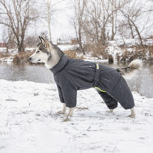 Комбинезон Pet Fashion Cold для собак серый XS Киев - изображение 5
