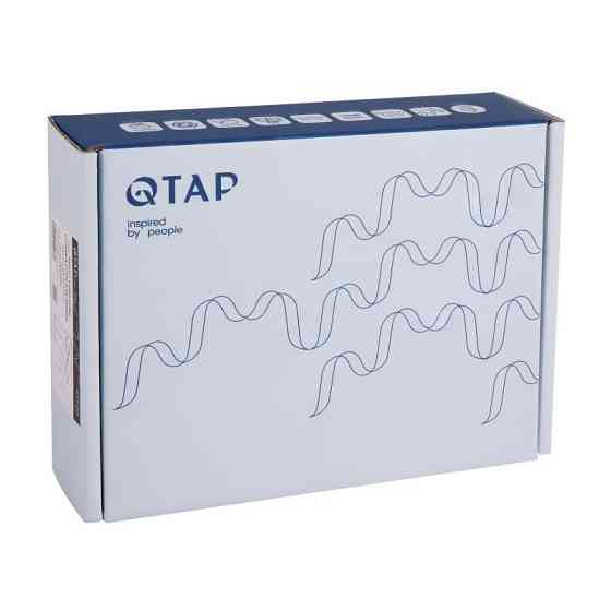 Смеситель для раковины Qtap Swan Cascada QTSWA270CRW45568 (k35), однорычажный, низкий, Chrome/White Харьков