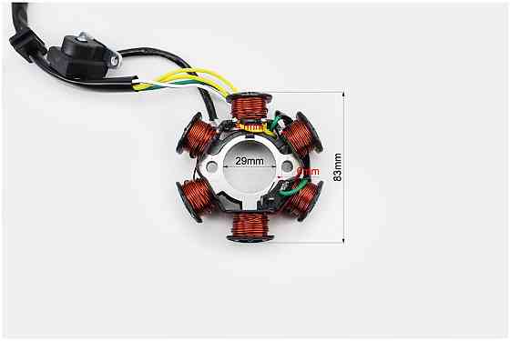 Статор магнето (генератора) (6 котушок роз'єм "мама 4"), тип 1 Київ