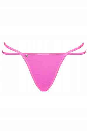 Сексуальные стринги с цепочкой Obsessive Chainty thong pink S/M Sex Aura Киев