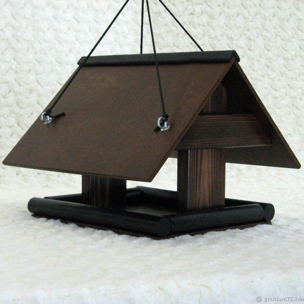 Годівниця для птахів "Крачка" венге Миколаїв - фото 1