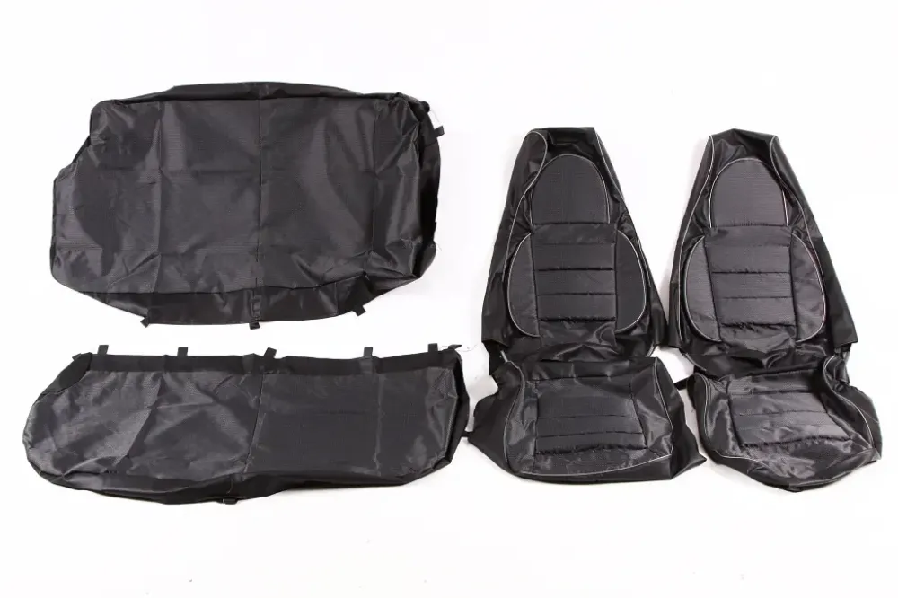 Чехлы на сидушки  2109 Пилот с паралоном черные (2115) Винница - изображение 1