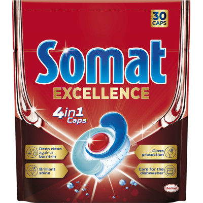 Таблетки для посудомийних машин Somat Excellence 30 шт. (9000101808292) Вінниця - фото 1