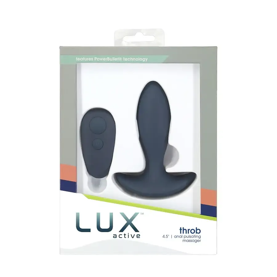 Анальна пробка з пульсацією Lux Active – Throb – 4.5