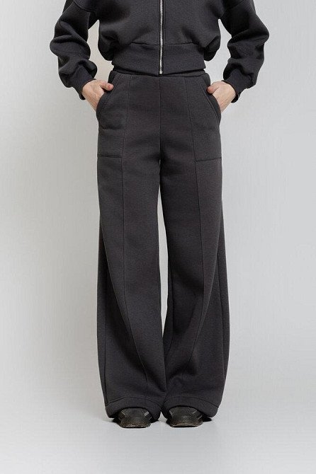 Костюм Pobedov повсякденний жіночий темно-сірий, Костюм Pobedov Elegant жіночий темно-сірий Київ - фото 2