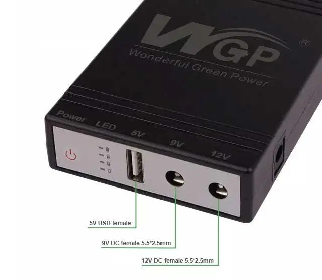 Источник бесперебойного питания Xoko WGP 8800mAh 5-12V (XK-WGP-8800) Черный Винница - изображение 5