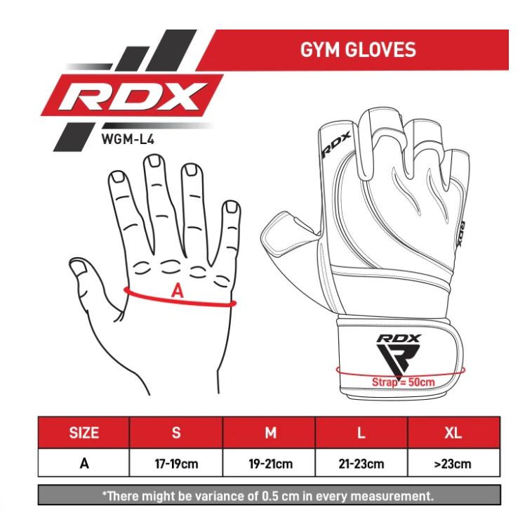 Рукавички для фітнесу RDX L4 Micro Gray/Black S Каменское - изображение 8