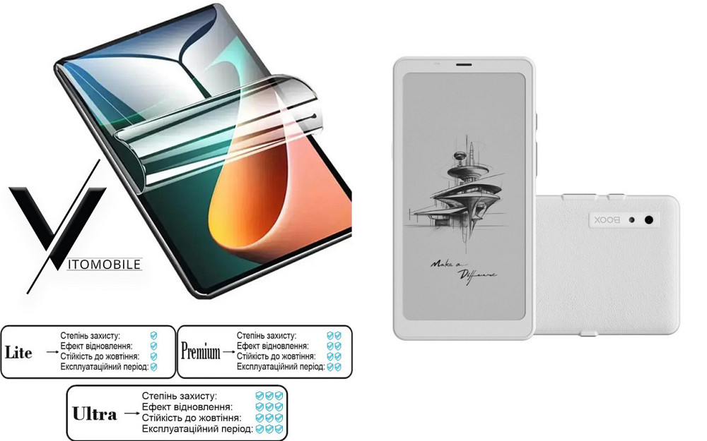 Полиуретановая пленка HyperClear Guard для ONYX BOOX Palma Киев - изображение 1