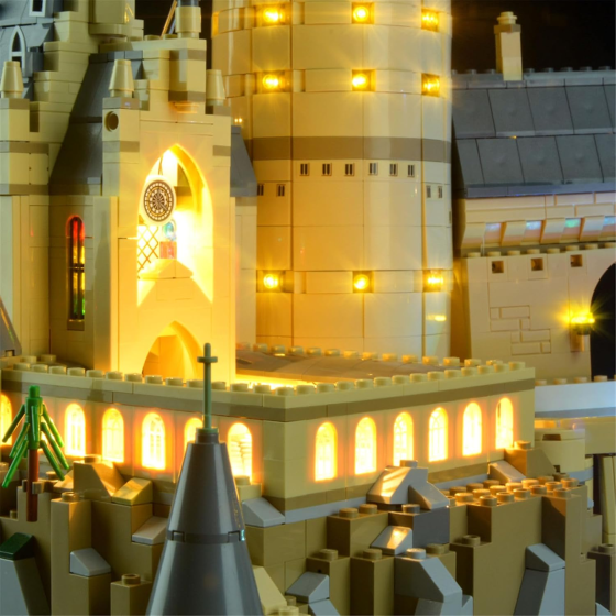 LED-підсвітка GEAMENT для LEGO Harry Potter Замок Гоґвортс 71043, комплект освітлення, КОНСТРУКТОР НЕ ВХОДИТЬ Київ