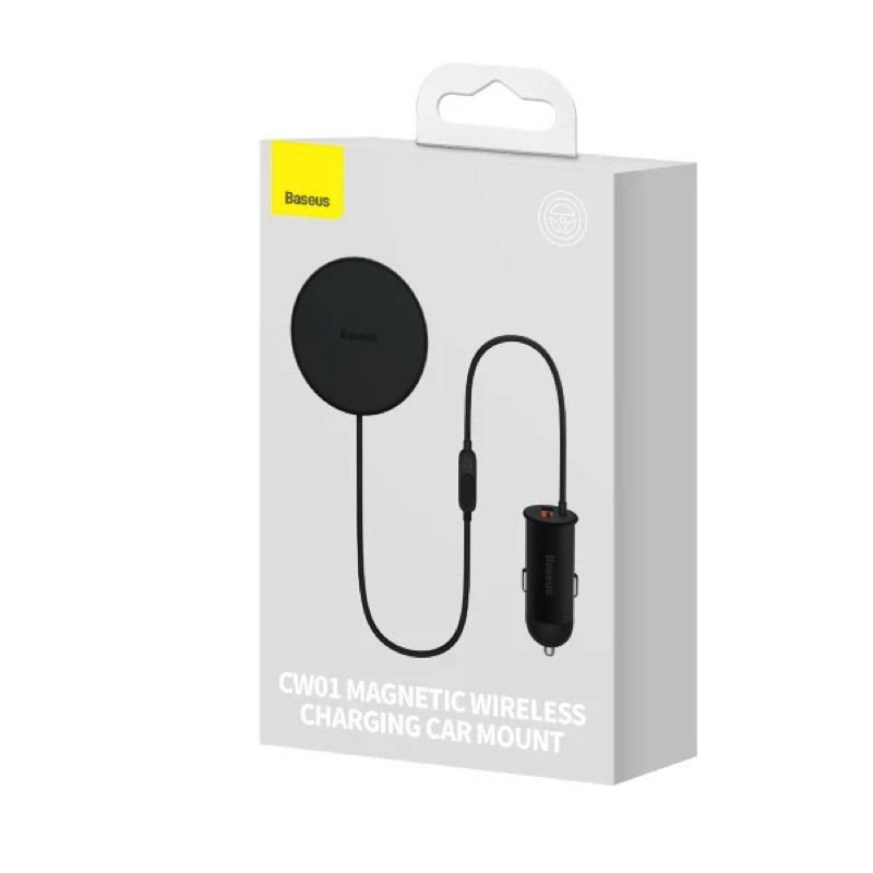 Автотримач для телефона з БЗП Basues CW01  Magnetic Wireless Charging Car Mount 40W Claw Edition Cluster Black Київ - фото 5