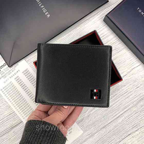 Чоловіче шкіряне портмоне (3303) подарункове паковання Київ