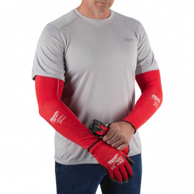 Нарукавники защитные Milwaukee с уровнем сопротивления порезам C, 40 см (4932478584) Винница - изображение 2