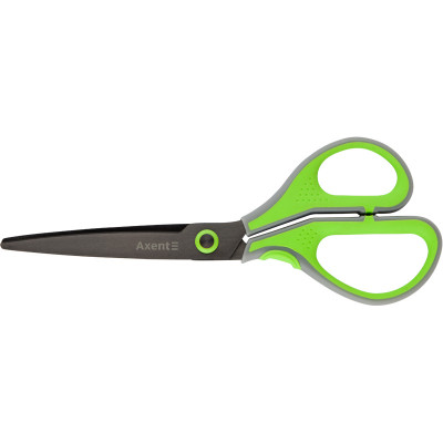 Ножницы Axent Titanium Lite 19 см Серо-салатовые (6406-09-A) Винница - изображение 1