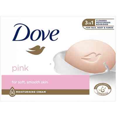Твердое мыло Dove Розовая нежность 90 г (7501056349288) Винница