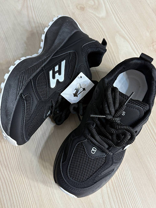 Кросівки жіночі Violeta 136-33 комбіновані на високій підошві чорні, 36, 23 см Київ - фото 3