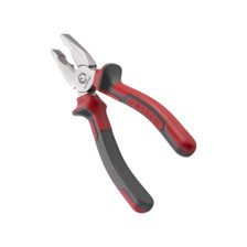 Плоскогубці 180мм червоно-сірі ручки Мукачево - фото 1